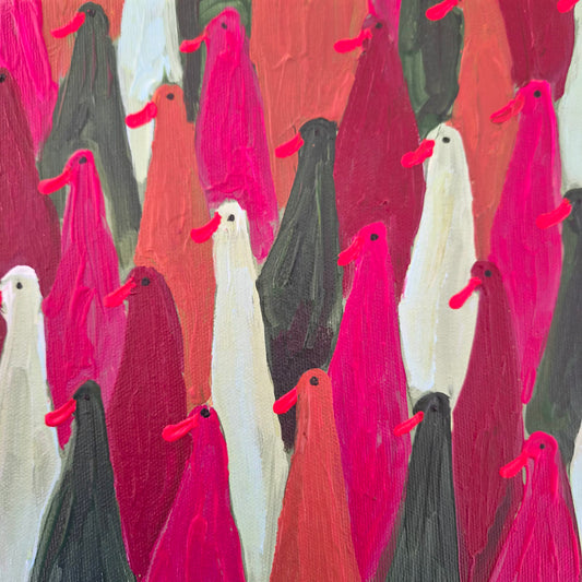 multi-coloured runner ducks II