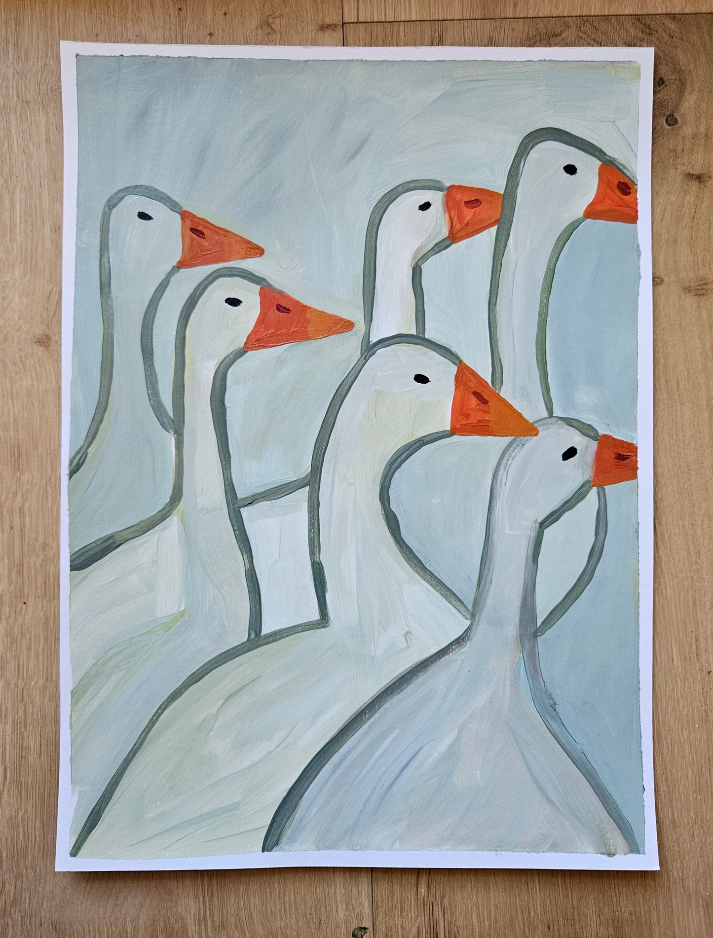 duck parade (framed)