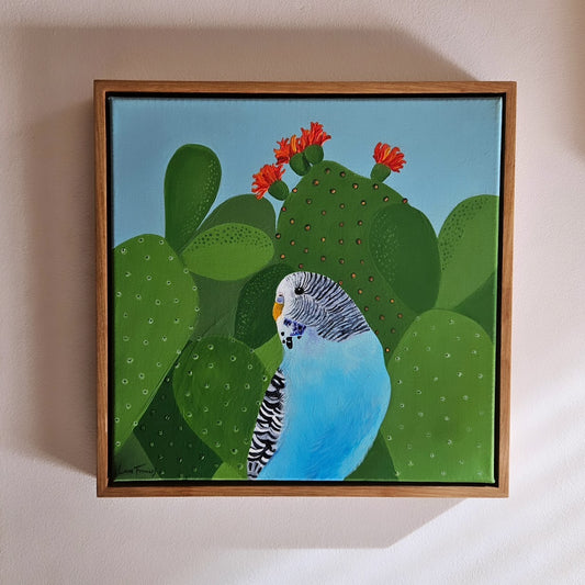 flowering budgie