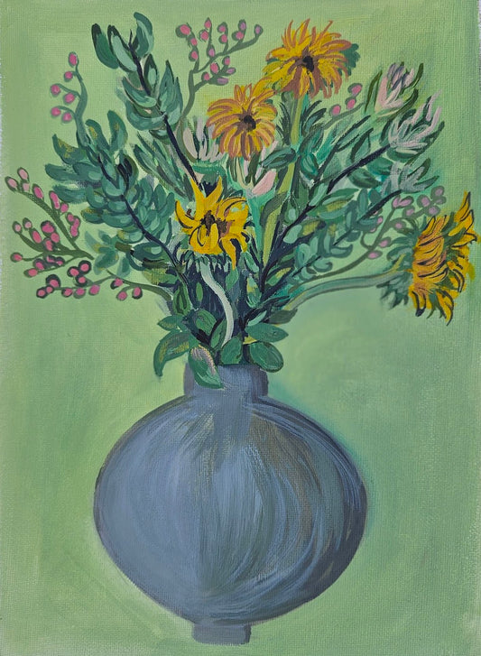 fynbos in vase