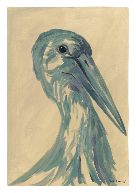 portrait of a stork