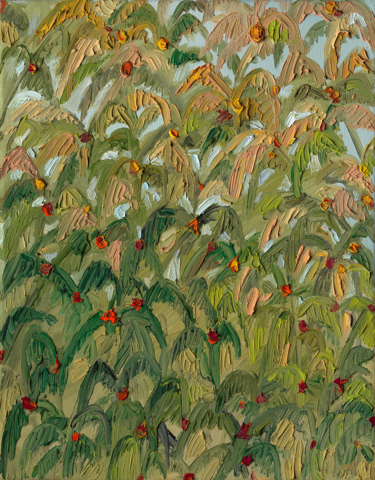 between fronds (light)