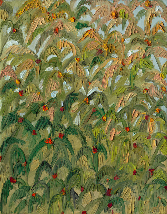 between fronds (light)