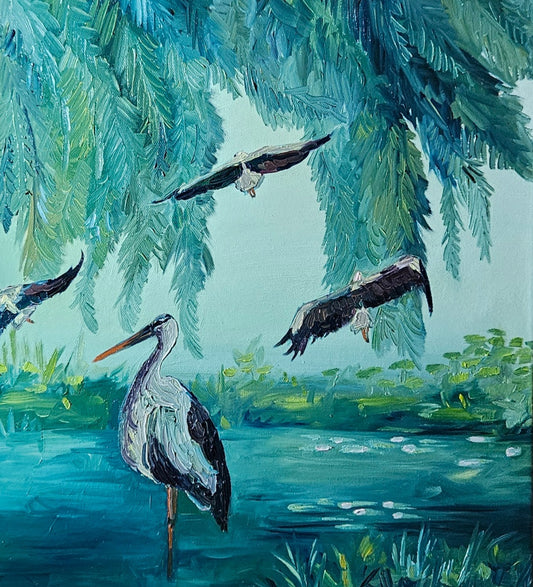wetland storks