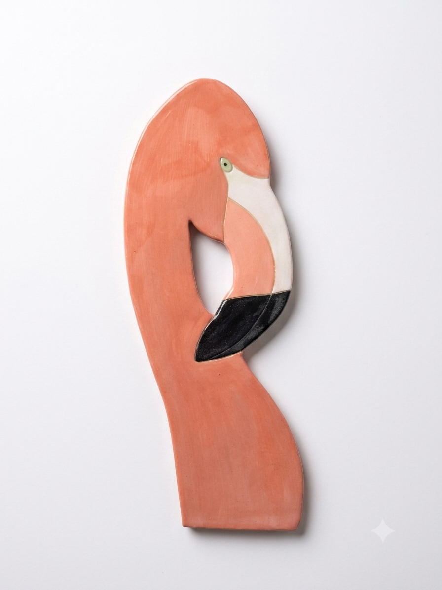 dirty pink flamingo