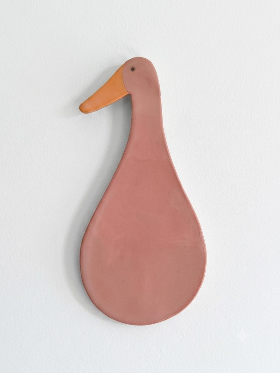 dirty pink runner duck