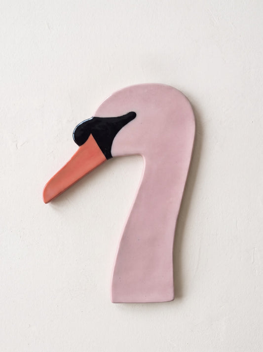 powder pink swan